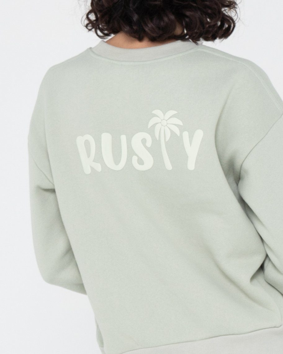 Rusty RELAXED PALM RUSTY Sweatshirt CREW FLEECE