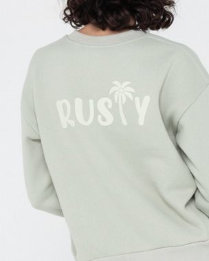 Rusty Sweatshirt RUSTY PALM RELAXED CREW FLEECE