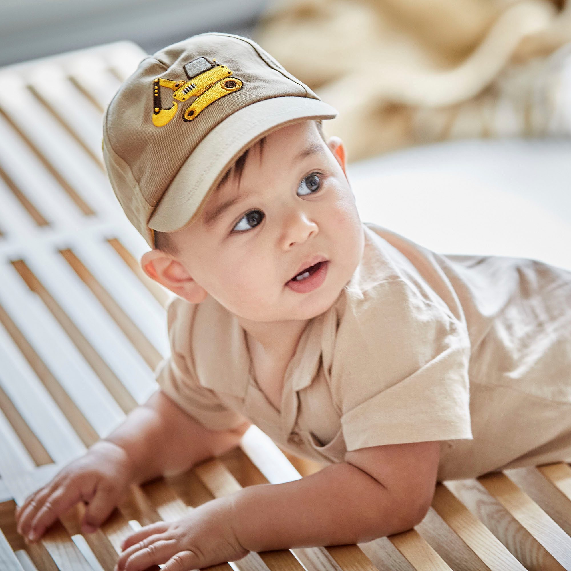 Maximo Baseball Cap Bagger-Motiv, mit Stickerei, mit Klettverschluss, Baumwolle
