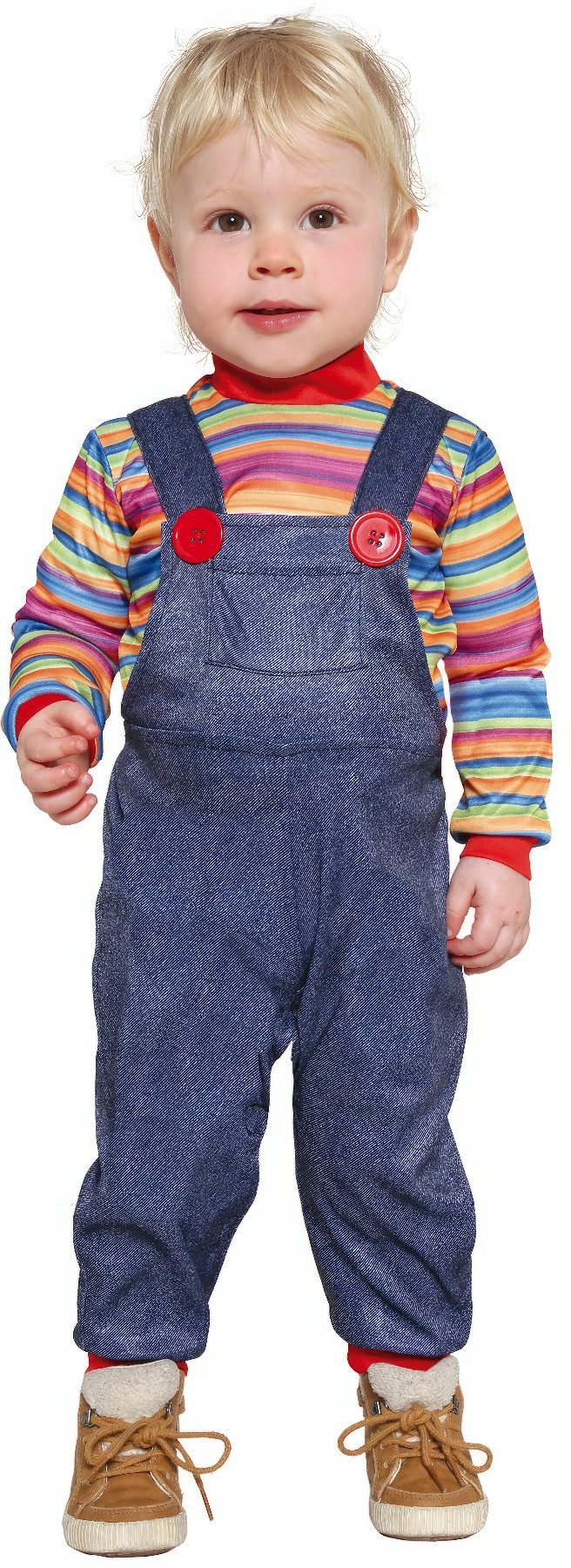 Fiestas Guirca Kostüm, Halloween Freche Puppe Jumpsuit Outfit Regenbogen Ch günstig online kaufen