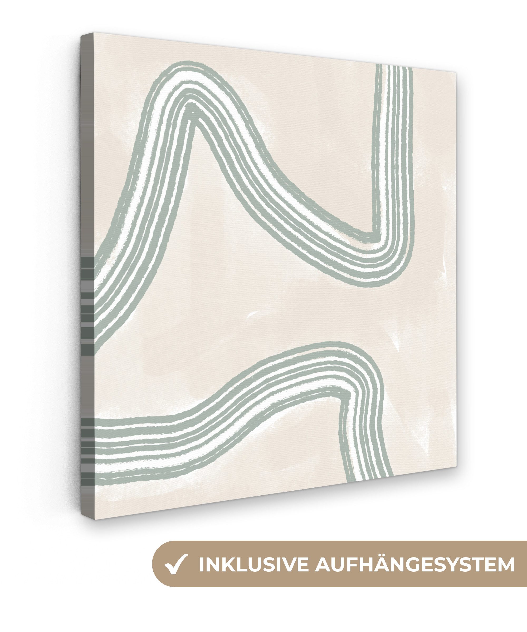 OneMillionCanvasses® Leinwandbild Linie - Abstrakt - günstig online kaufen
