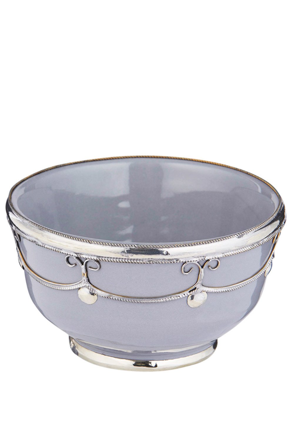 Marrakesch Orient & Mediterran Interior Dipschale Orientalische Keramik Fingerfood Schale Miranda Grau, Keramik, (1-tlg), Handarbeit