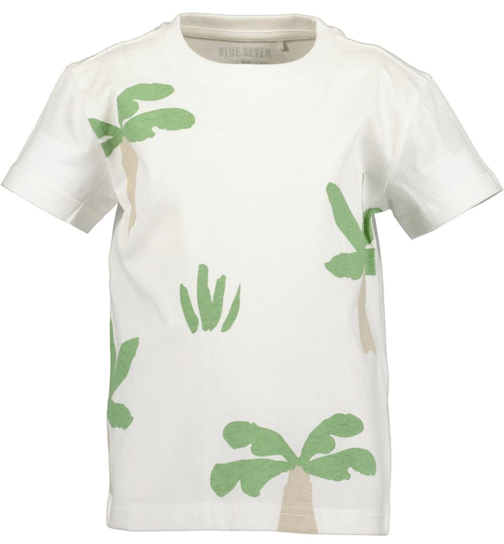 Blue Seven T-Shirt Blue Seven Jungen T-Shirt Palmen creme (1-tlg)