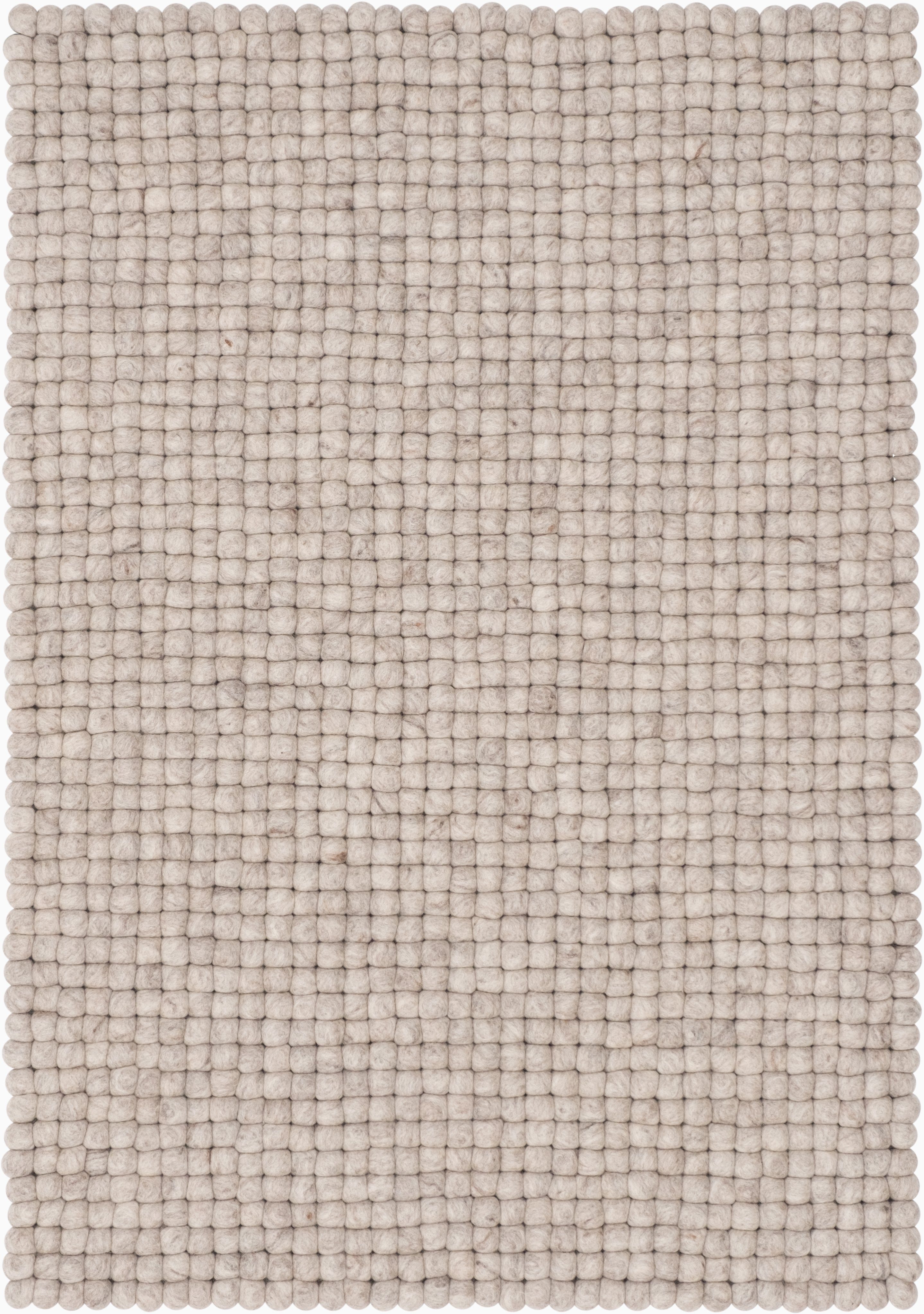 myfelt Wollteppich Béla Filzkugelteppich eckig