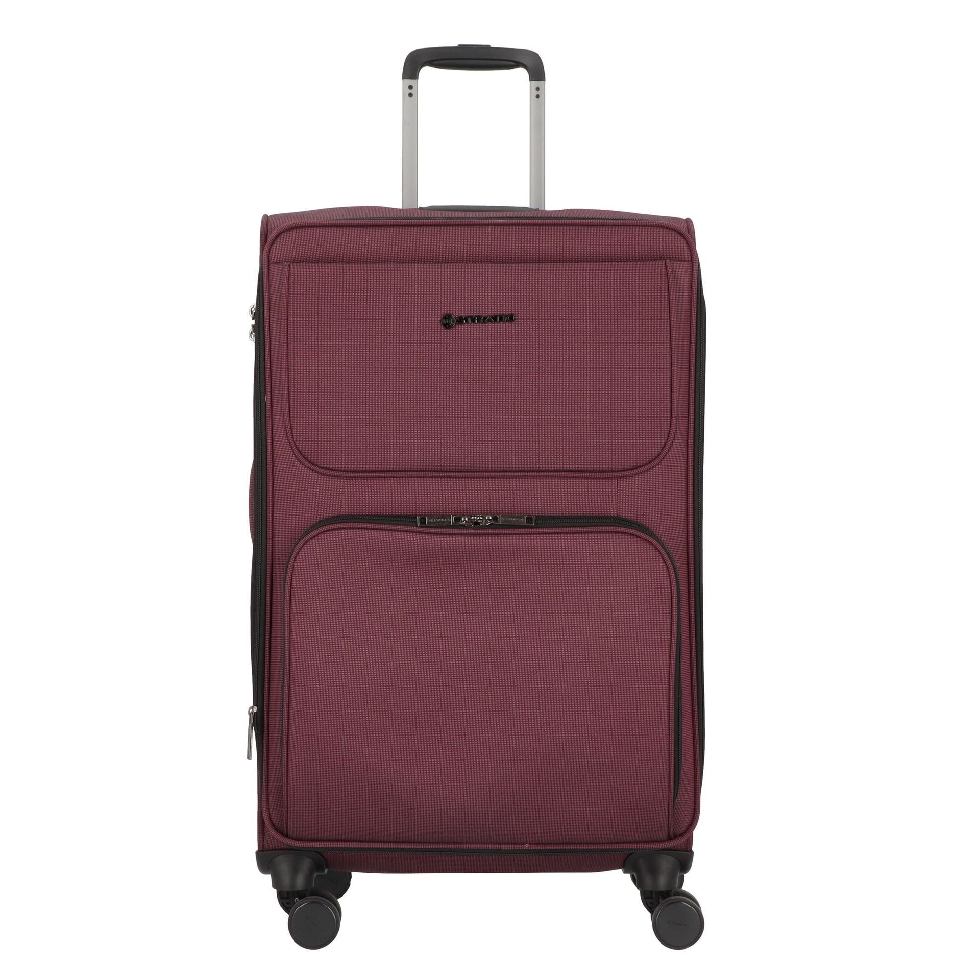 Polyester Weichgepäck-Trolley redwine Stratic 4 Light Rollen, Plus, Bendigo