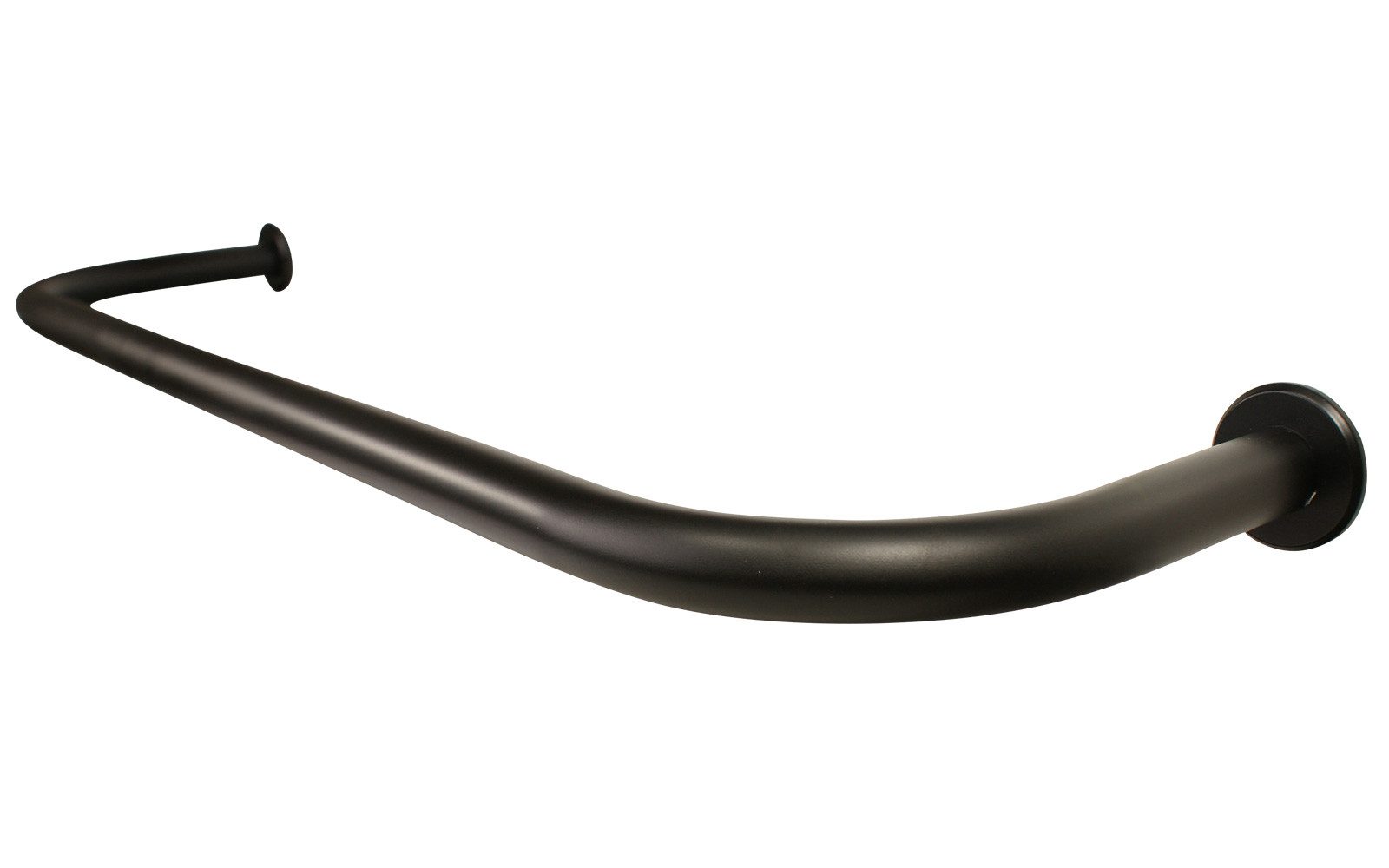 iso-design Gardinenstange Schwarz aus Aluminium 20 günstig online kaufen