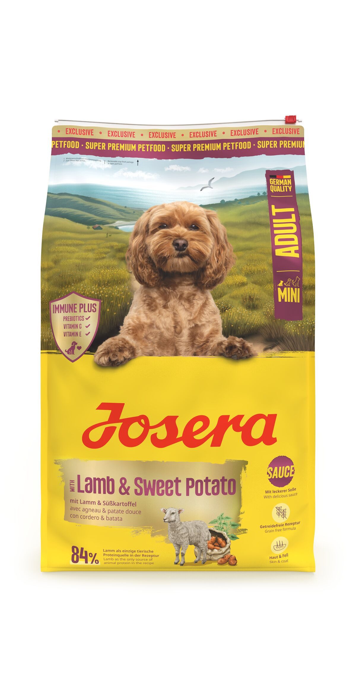 Josera Josera Mini Adult Lamb & Sweet Potato 10 kg Trockenfutter für Hunde, Trockenfutter für: Hund