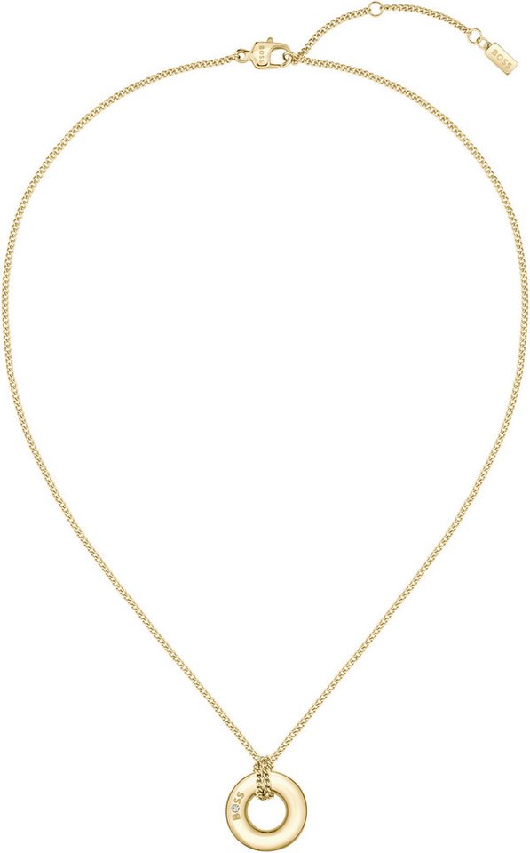 BOSS Kette mit Anhänger LIVE, Kreis, 15... BOSS Kette mit Anhänger LIVE, Kreis, 15...