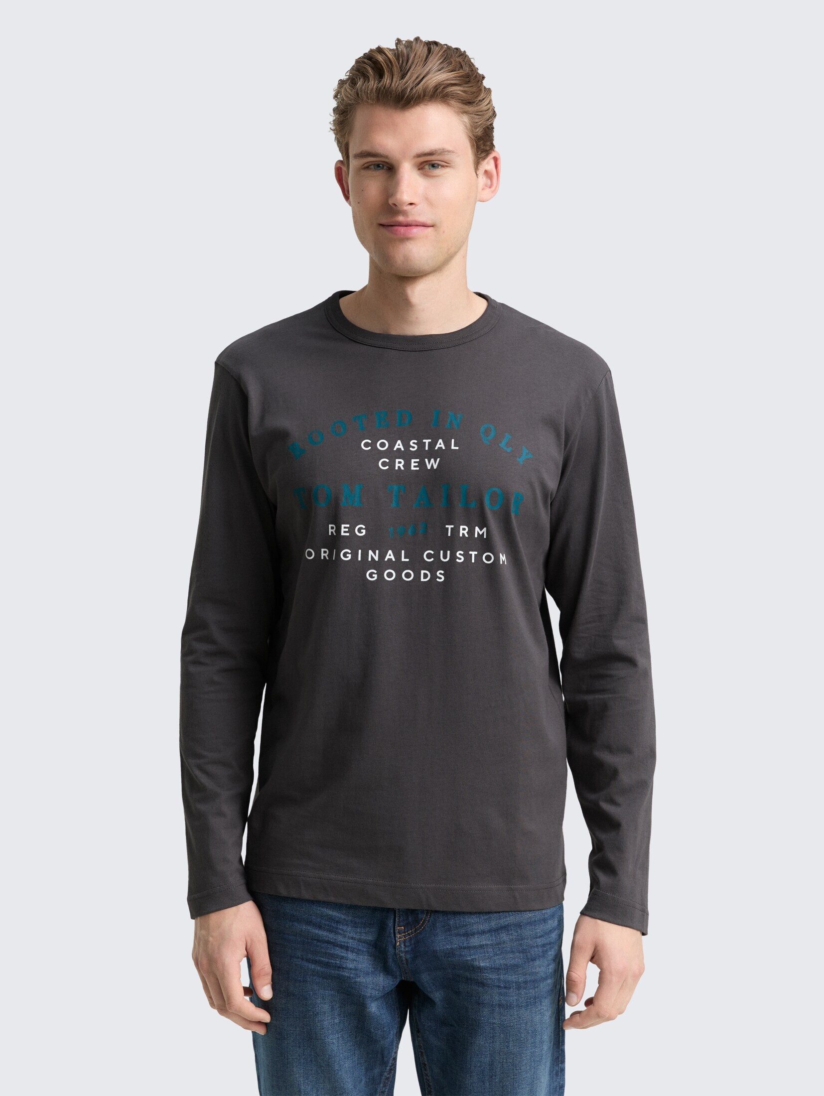 TOM TAILOR Langarmshirt T-Shirt Langarmshirt mit günstig online kaufen