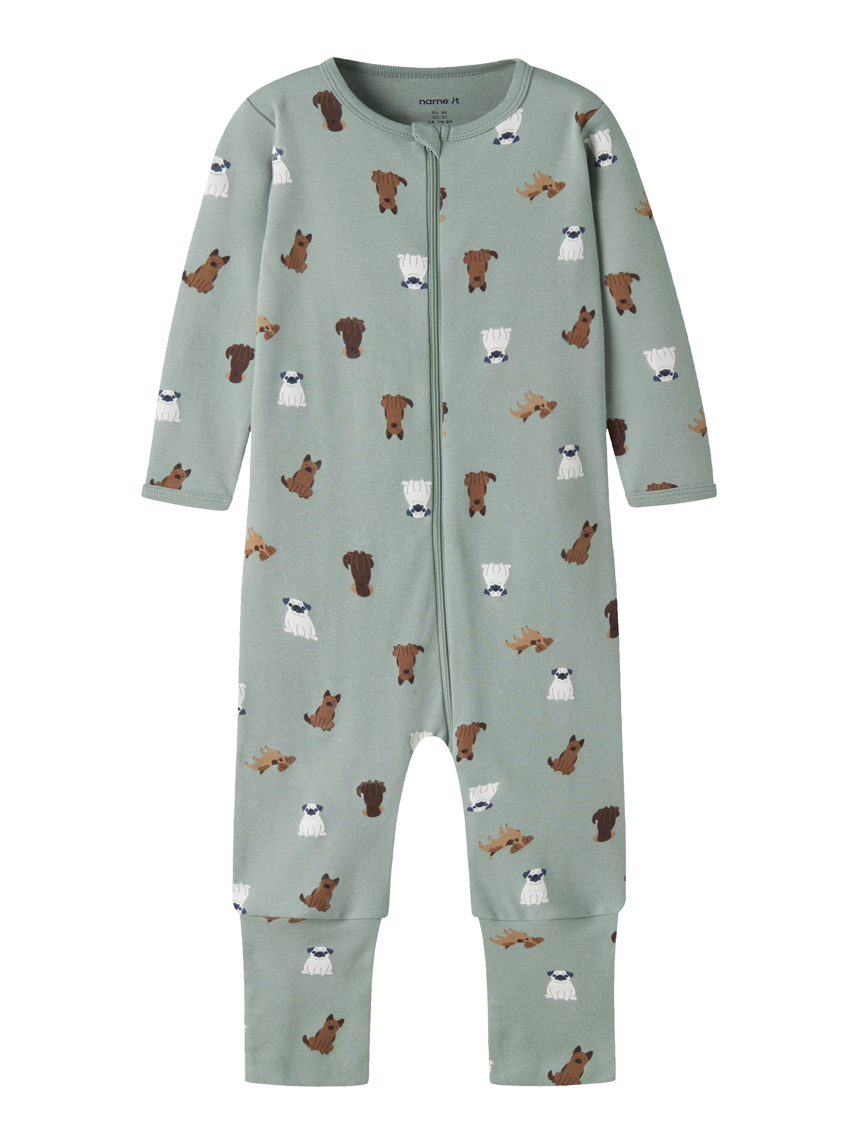 Name It Schlafanzug NBMNIGHTSUIT ZIP FF DOG NOOS Baumwolle