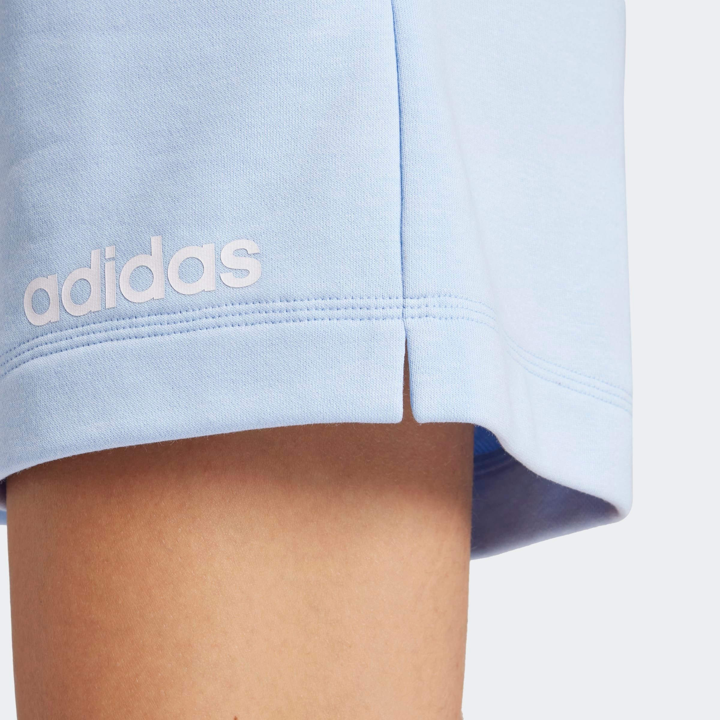 adidas Sportswear Shorts ESSENTIALS LINEAR FRENCH TERRY Mitelhoher Bund mit Kordelzug, aus weichem French Terry – Bild 4 von 5