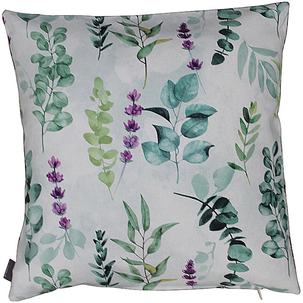 cm, bunt Kissenhülle Lavendel & HOME Eukalyptus matches21 (1 FINJA Druck HOBBY Kissenbezüge Stück) 40x40