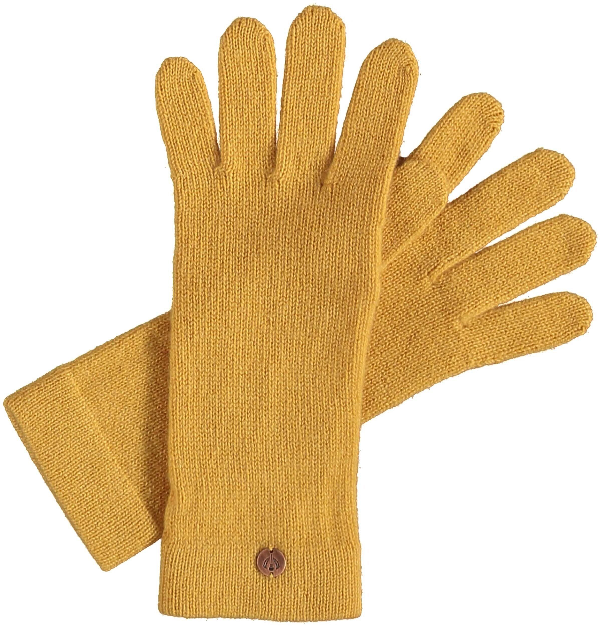 Fraas Strickhandschuhe Kaschmirhandschuhe honey