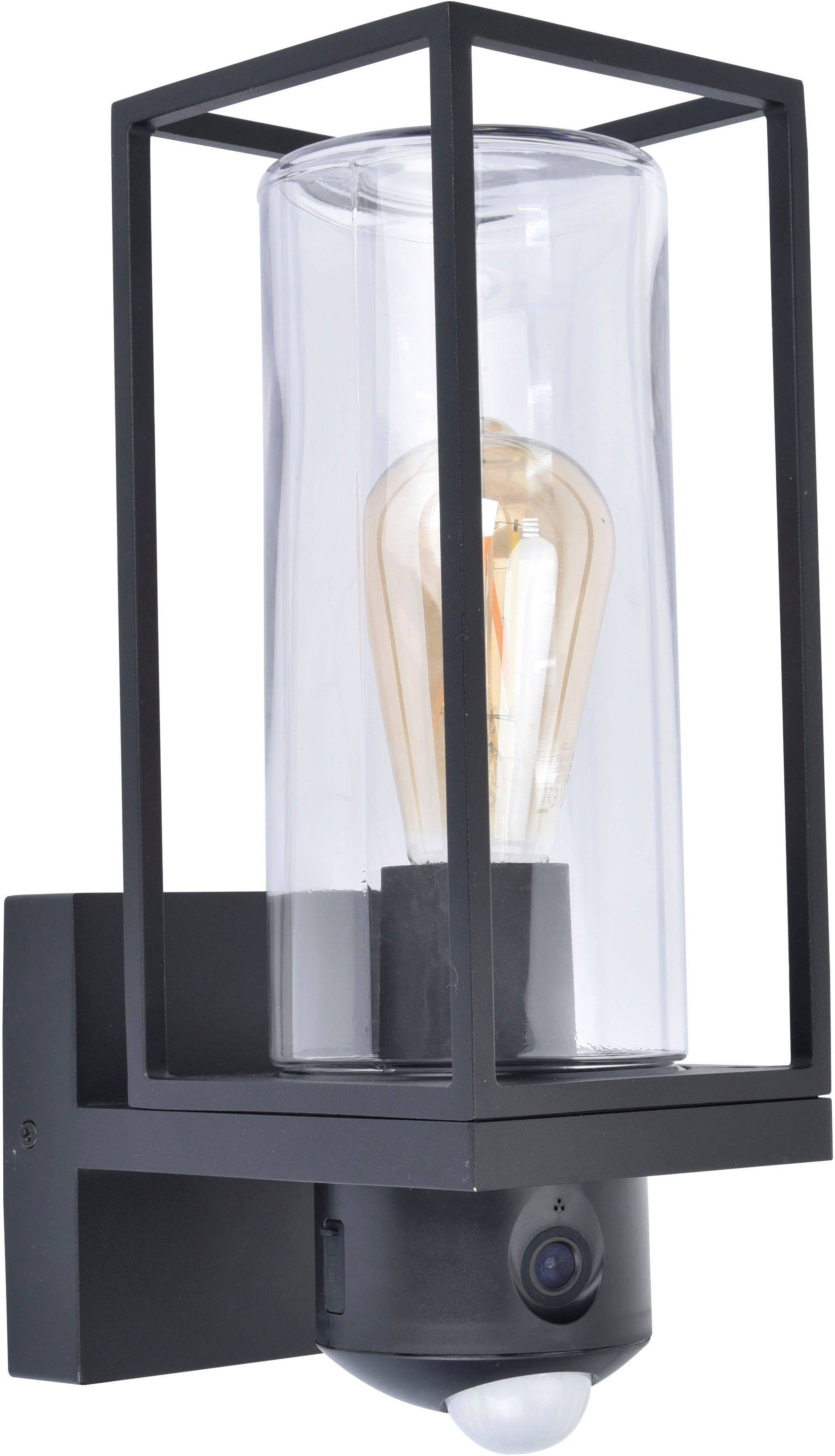 LUTEC Smarte LED-Leuchte FLAIR, Kameraleuchte Smart-Home wechselbar, Leuchtmittel