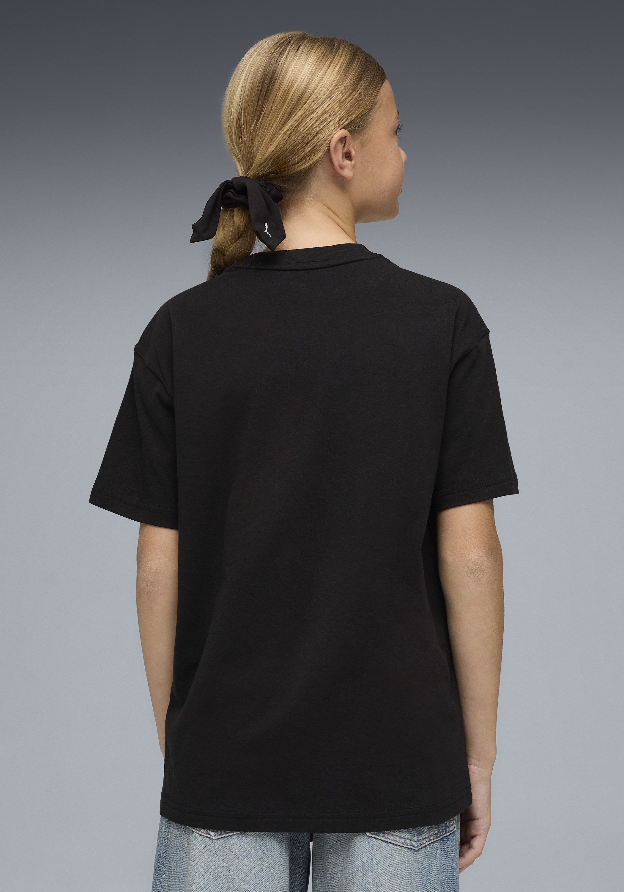 PUMA T-Shirt ESS GRAPHIC ANIMAL RELAXED TEE G für Jugendliche, Kurzarm, mit Print-Applikation, Rundhalsausschnitt