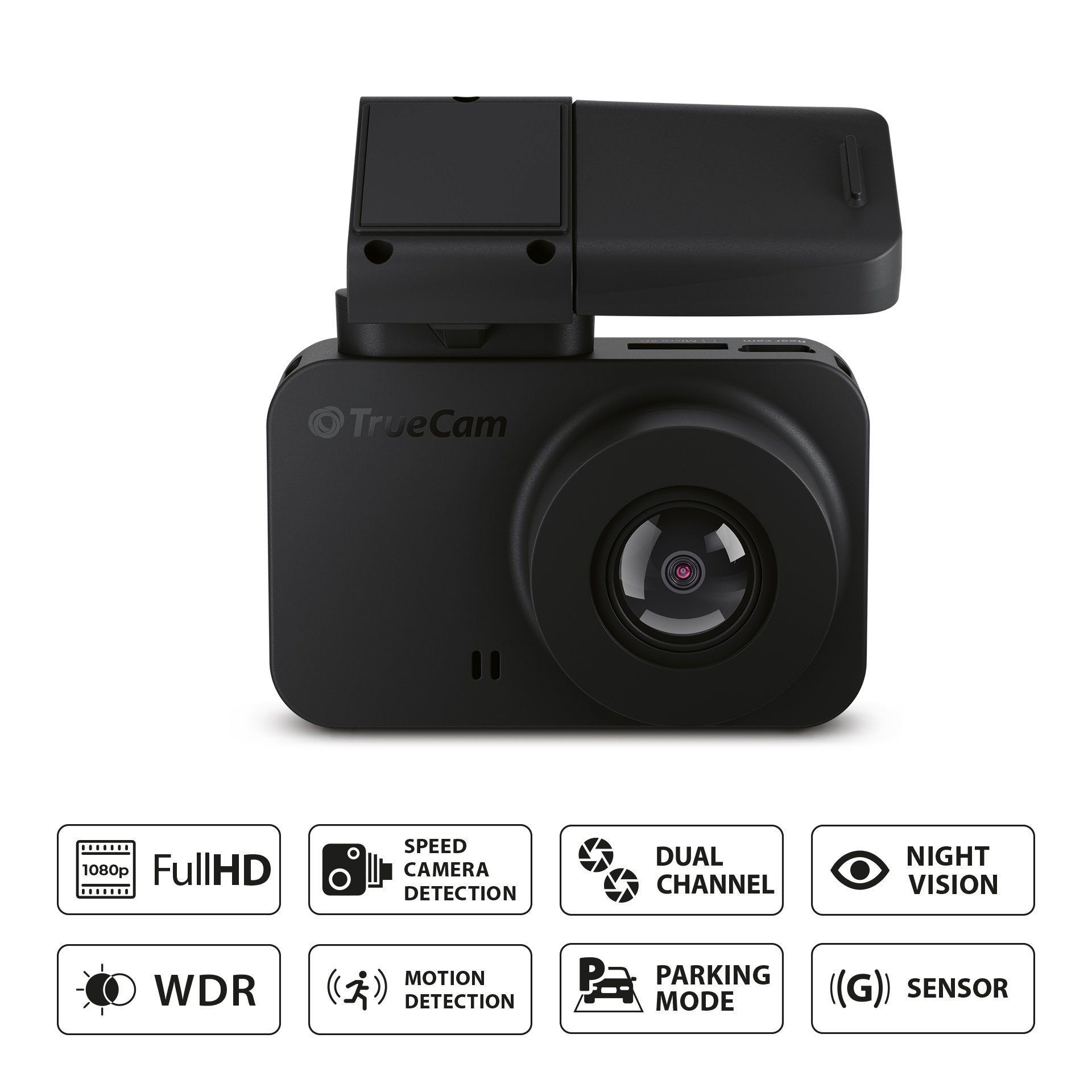 TrueCam M7 GPS Dashcam (mit praktischer Radarwarnung)