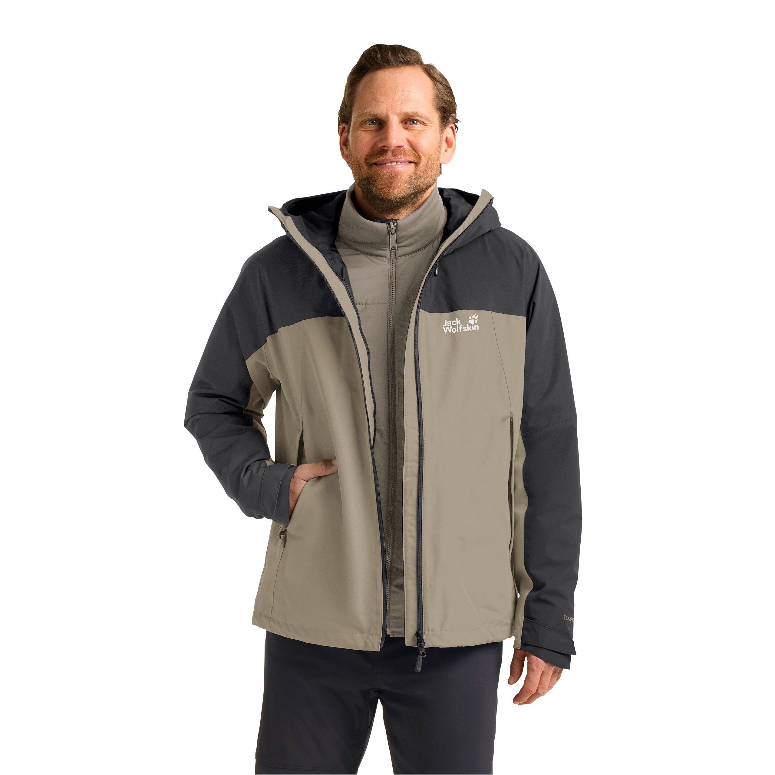 Jack Wolfskin 3-in-1-Funktionsjacke 3in1, wasserdicht, Übergangsjacke günstig online kaufen