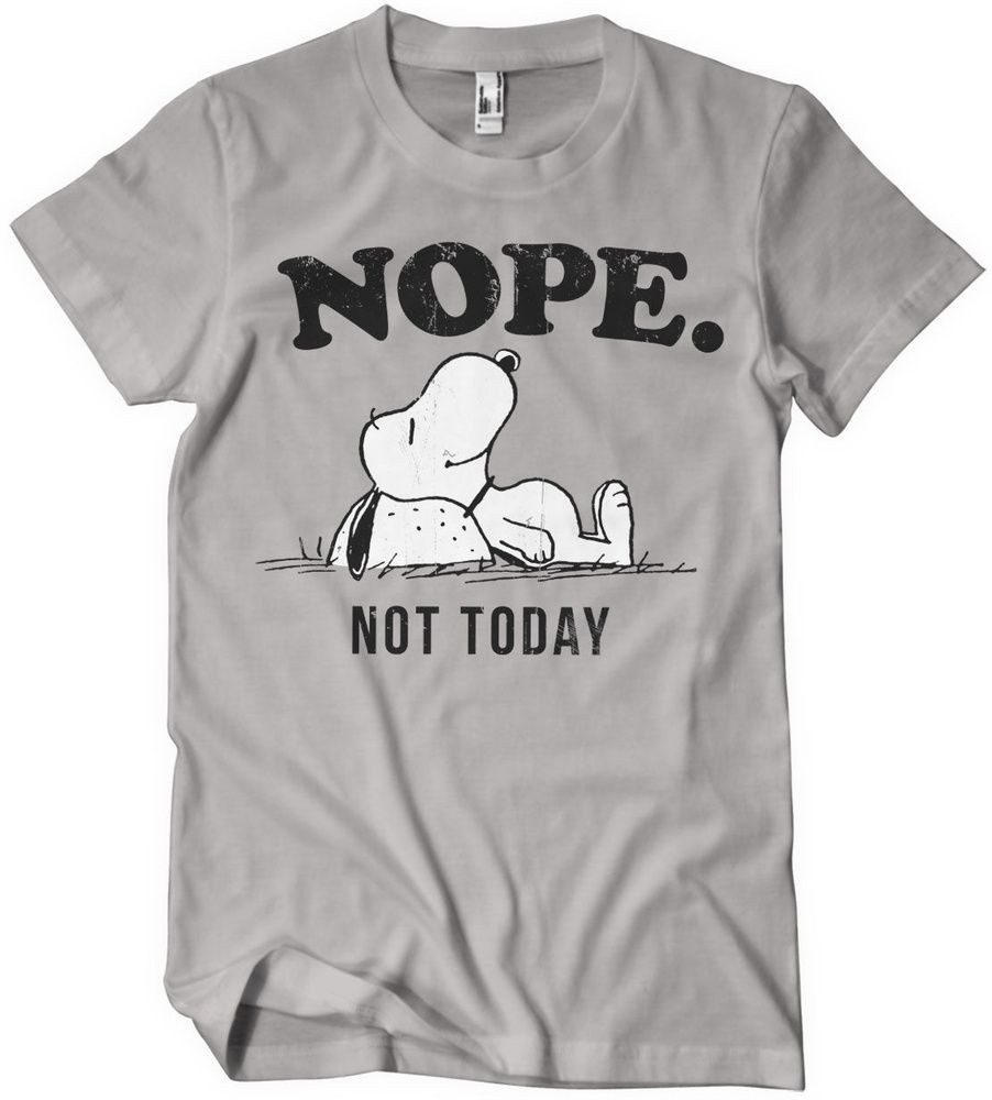 PEANUTS Worldwide LLC T-Shirt Nope Not Today T-Shirt