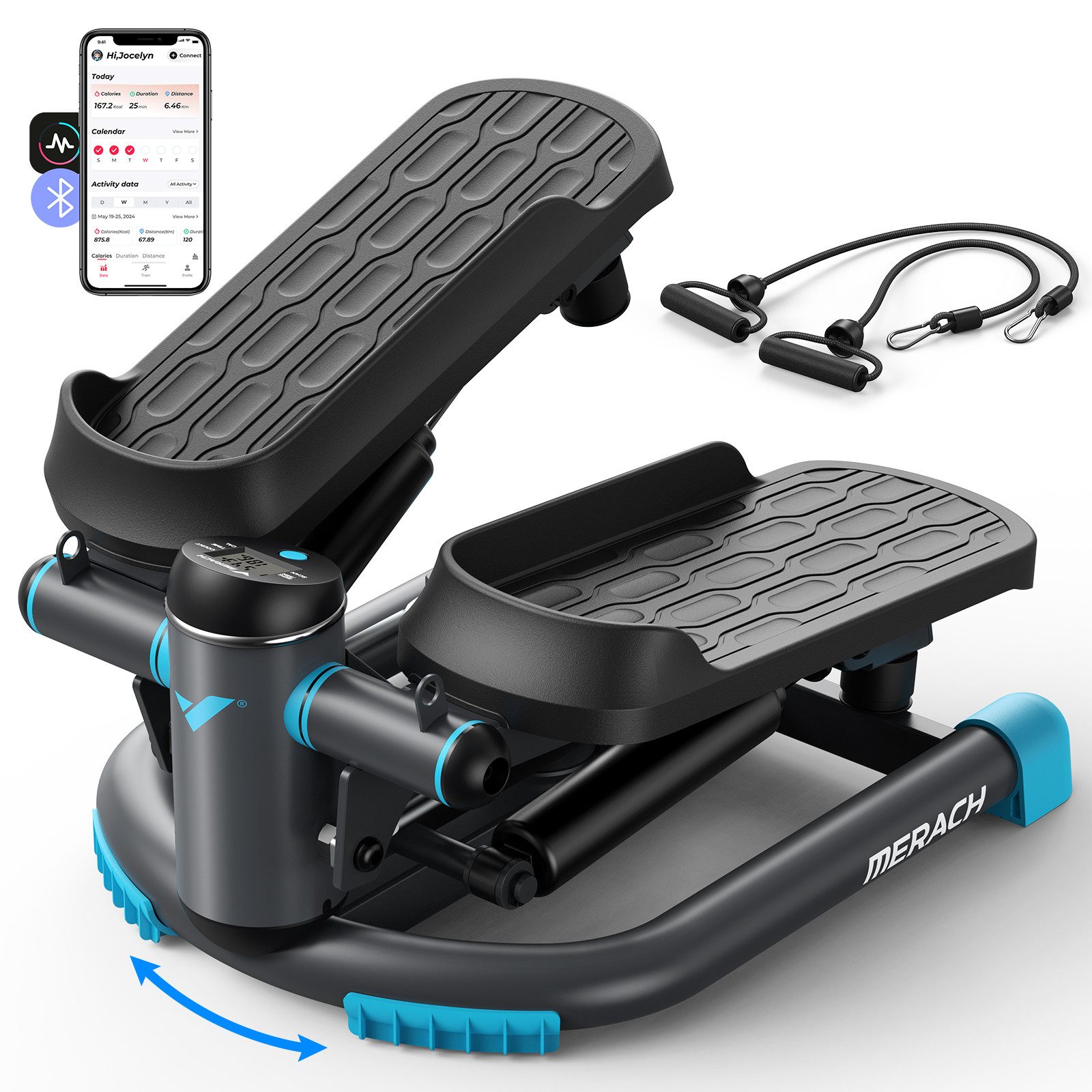 Mini-Stepper für Zuhause, Swing Stepper, Drehstepper & Sidestepper