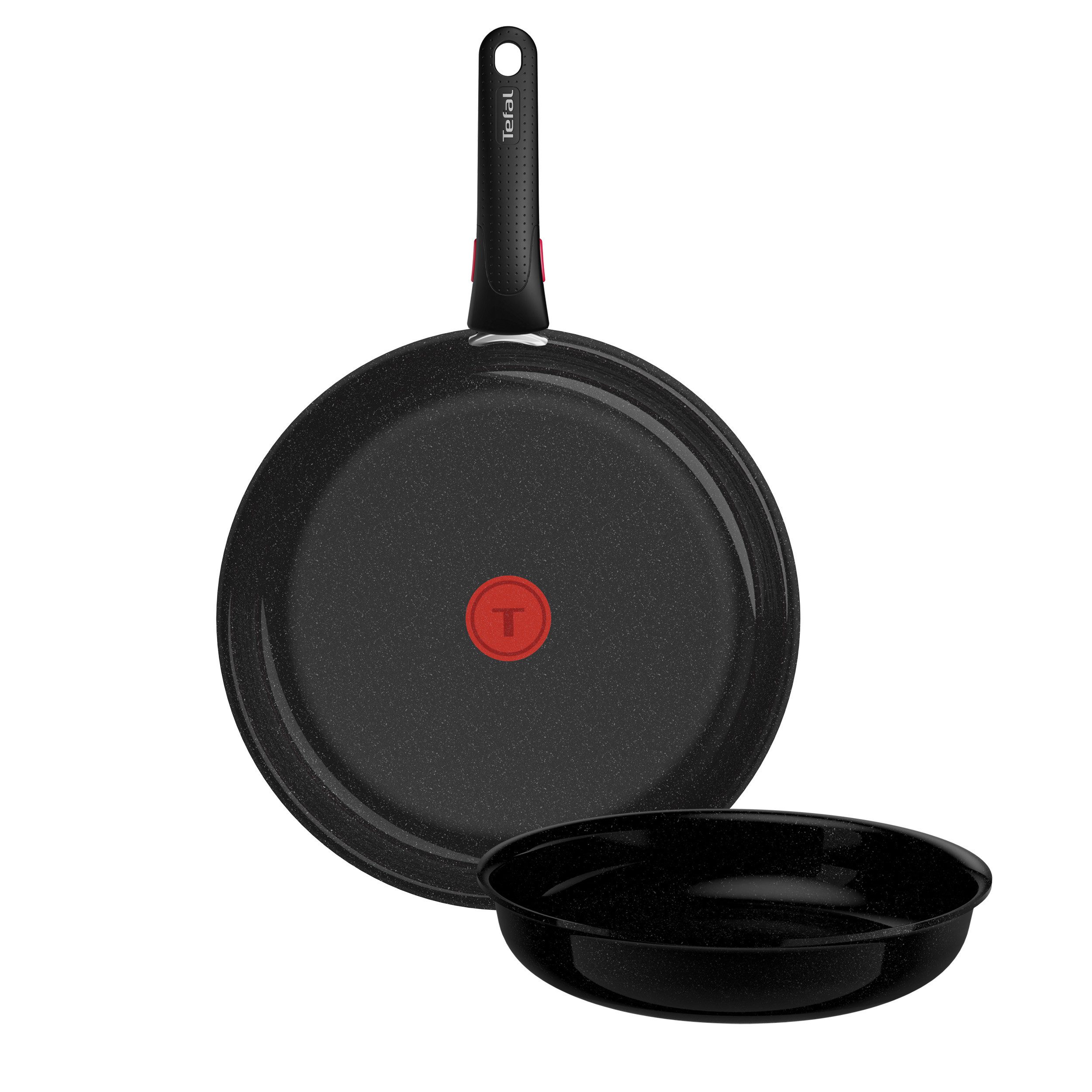 Tefal Pfannen-Set Ingenio Excellence Keramik, Aluminium (Set, 3-tlg), abnehmbarer Ingenio-Griff, Thermo-Signal, stapelbar, Induktion