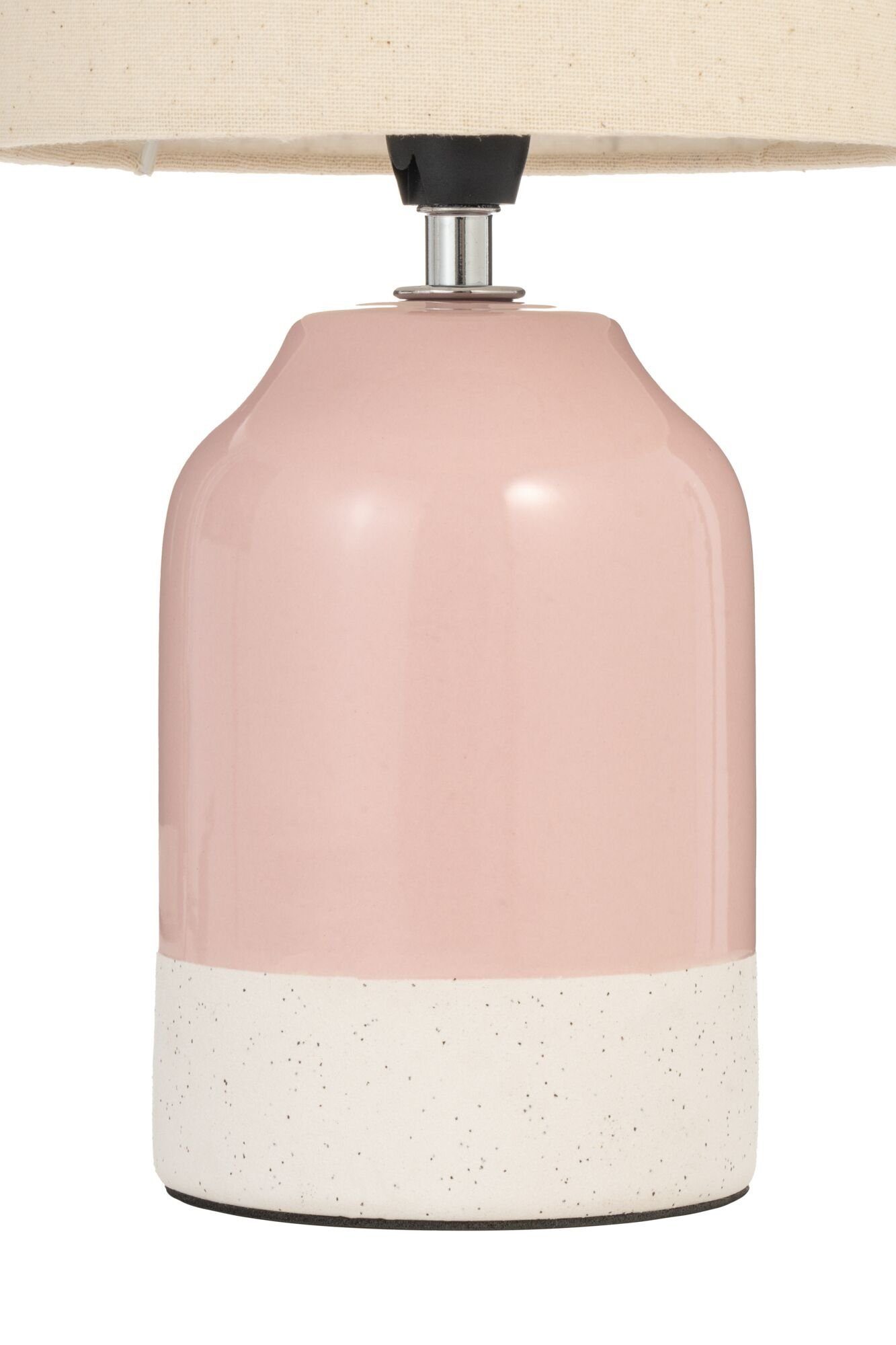 Pauleen Tischleuchte Sandy Glow max. 20W 230V Stoffschirm Keramik, ohne Leuchtmittel, Stoffschirm, Keramik, E14 - Lieferumfang ohne Leuchtmittel – Bild 5 von 5