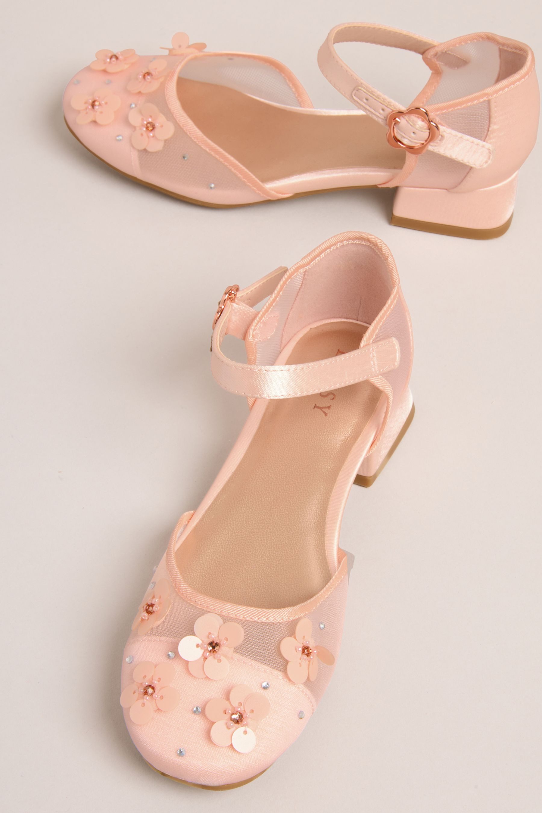 LIPSY Lipsy Blockabsatz-Sandalen, Blumenmädchen Sandalette (1-tlg)