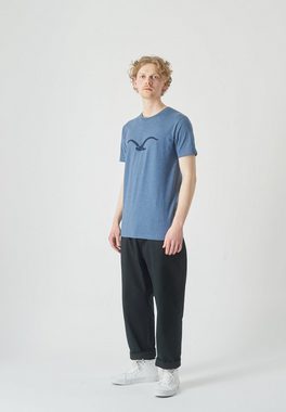 Cleptomanicx T-Shirt Mowe mit klassischem Print
