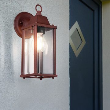 etc-shop Außen-Wandleuchte, Leuchtmittel nicht inklusive, Wandstrahler Außenleuchte Haustür Fassadenleuchte