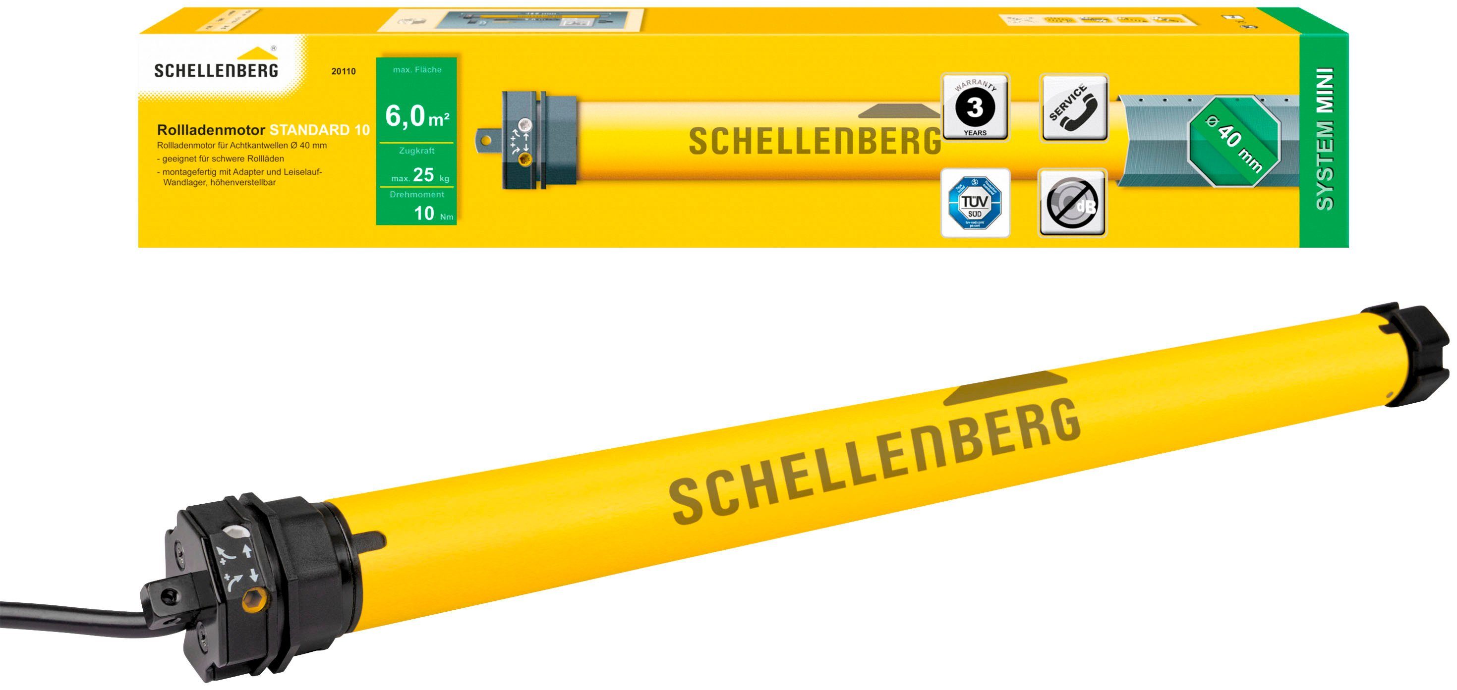 SCHELLENBERG Rollladenmotor Standard, Rohrmotor mit mechanischer günstig online kaufen