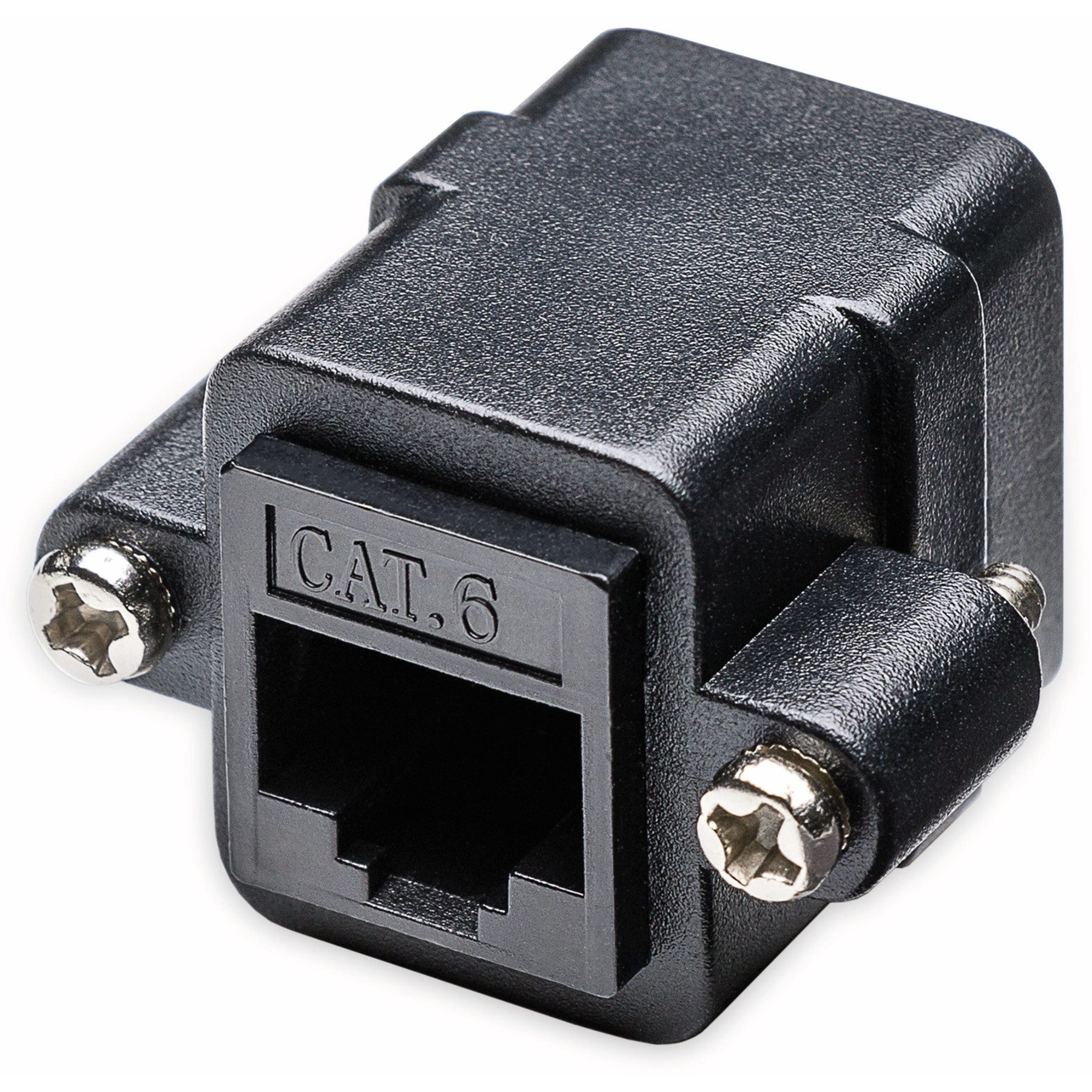 Goobay Netzwerkstecker GOOBAY RJ-45 Verbinder CAT.6, mit Montageflansch