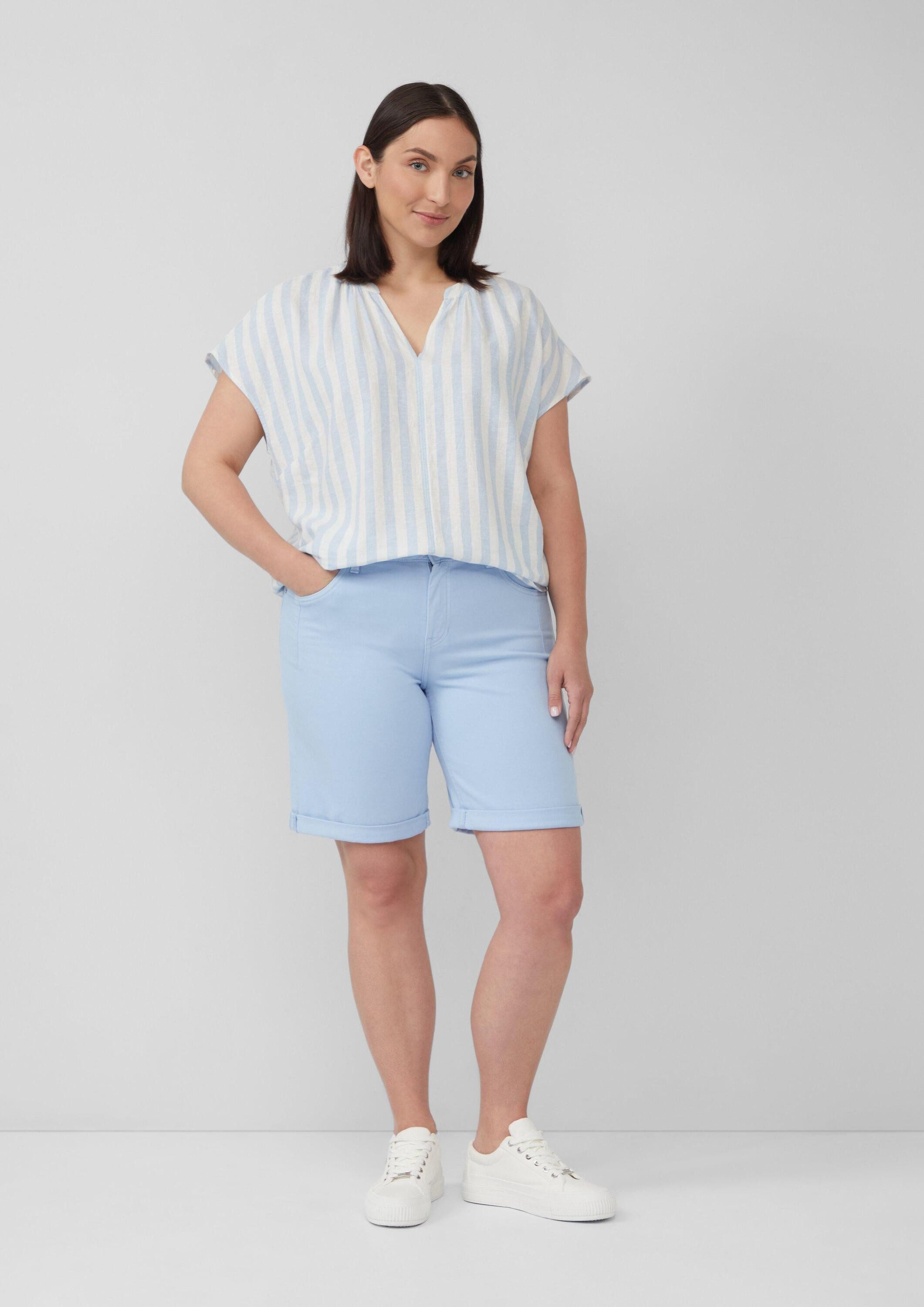 s.Oliver Jeansshorts Jeans-Hose Bermuda Jeans / Mid Rise / Straight Fit
