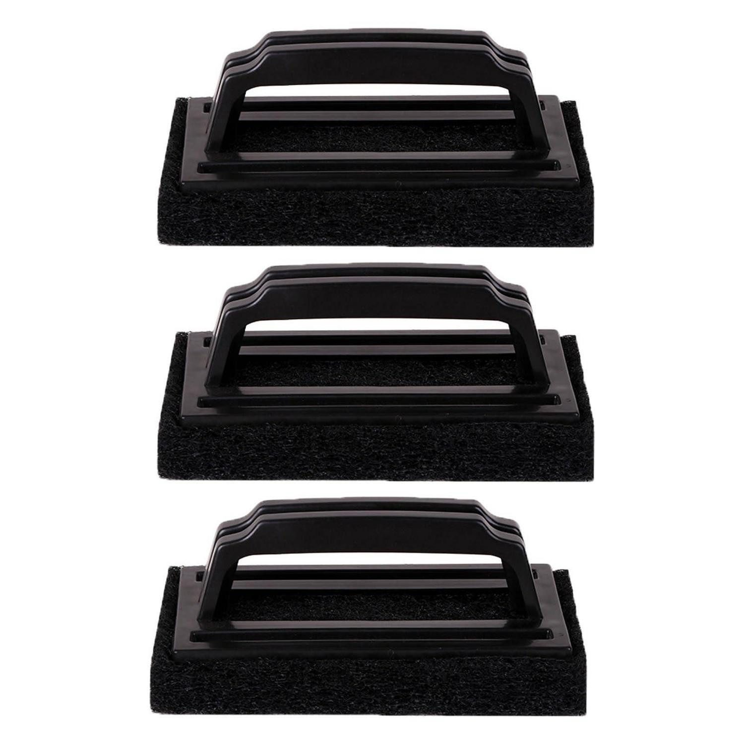 LuxusKollektion Grillbürste Grillreiniger Set 3er mit Griff, (3-tlg)