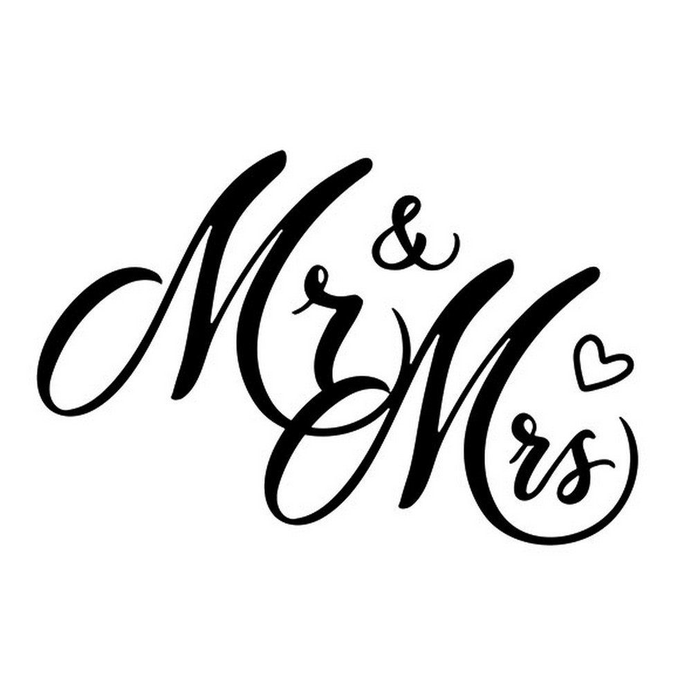 Ambiente Luxury Paper Products Papierserviette 20 Servietten Mr & Mrs black 33x33cm, (20 St)