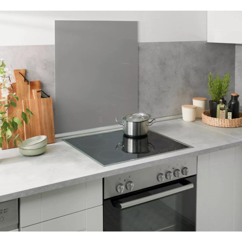 Herdblende-/Abdeckplatte Rückwand Spritz Schutz Küchen