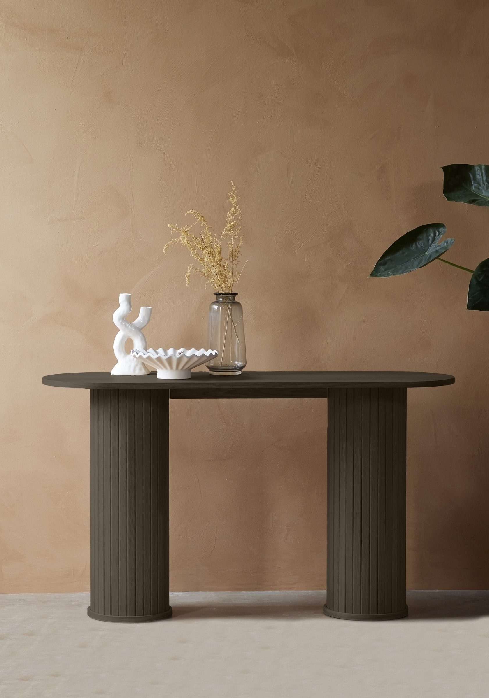 freiraum Konsolentisch NOLA, in Eiche Smoked, MDF furniert - 130x75x40cm (BxHxT)