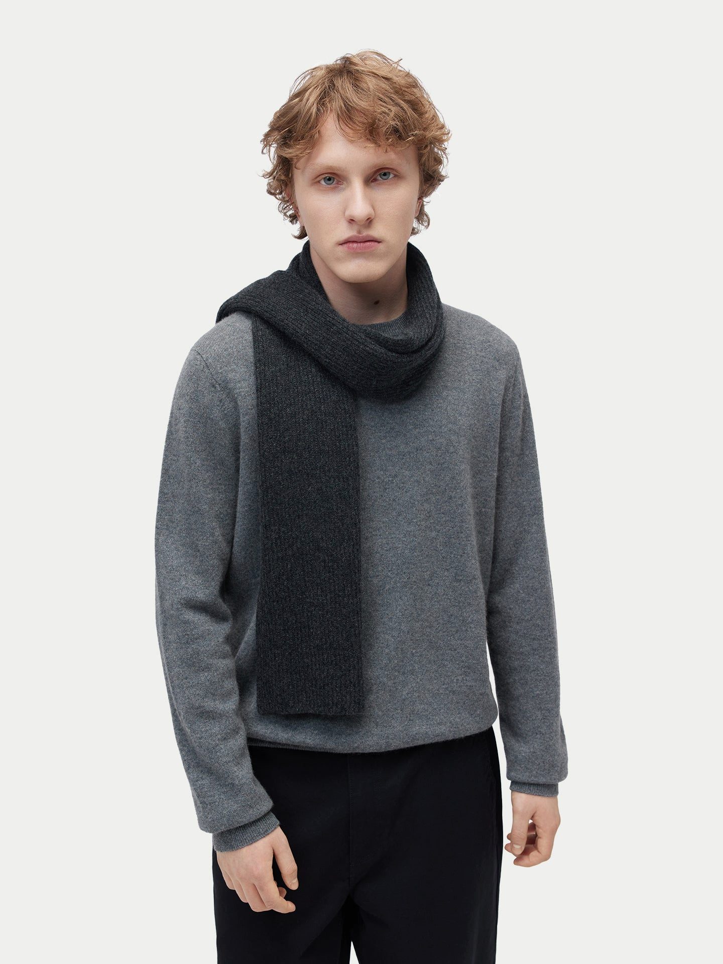 GOBI Cashmere Strickschal Schal mit Patentmuster