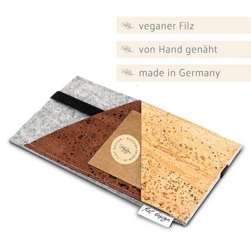 flat.design Handyhülle Filz für Samsung Galaxy M33 5G, Schutzhülle Filzhülle Filztasche Filz Hülle Tasche handmade in Germany