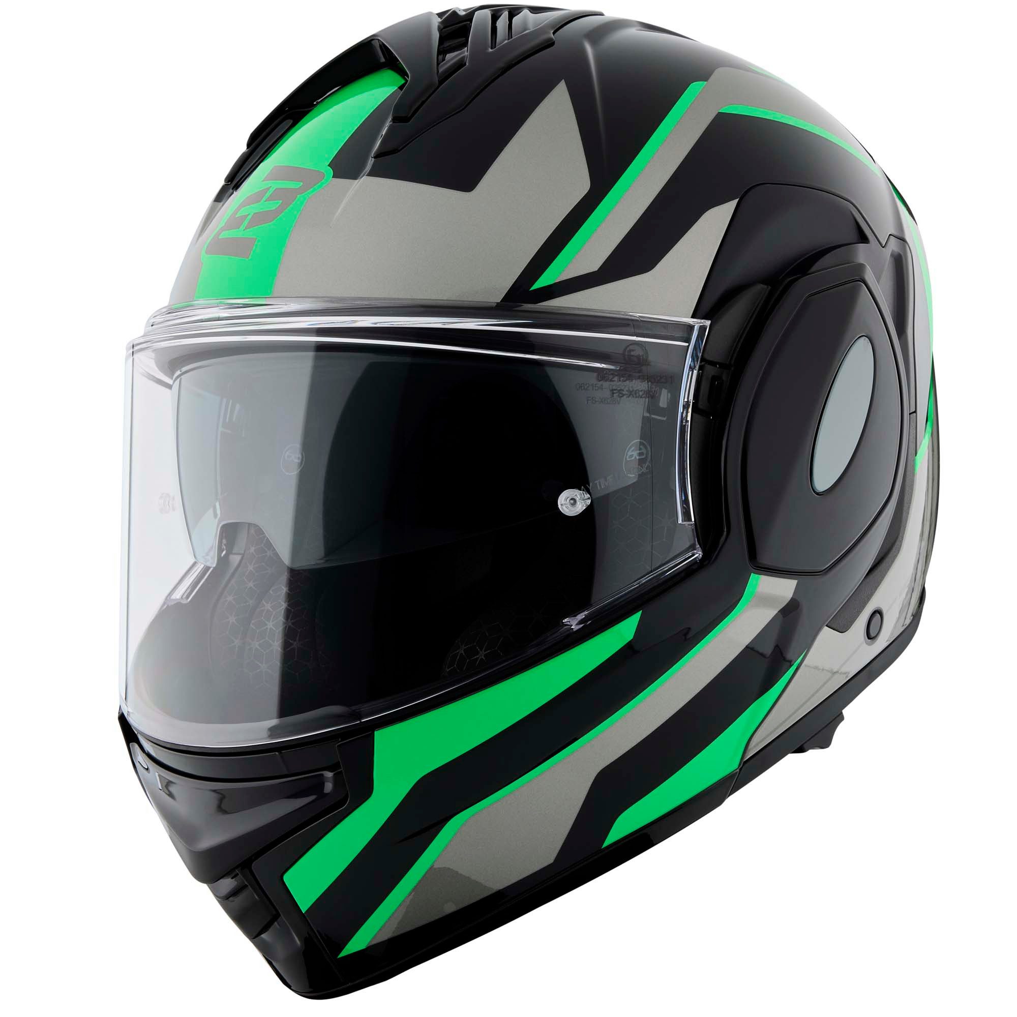 Bogotto Motorradhelm FS-X600 Vyda Klapphelm, Vorbereitet Für Kommunikationssystem,geeignet Brillenträger,vorbe – Bild 2 von 5