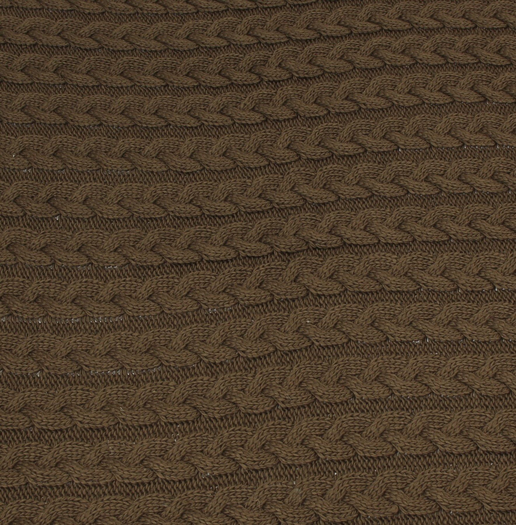 Wohndecke Kuscheldecke "Mocca" in braun, Stickmuster, 127x152 cm, Sofadecke, Dekoleidenschaft, Couchdecke, Sofa Überwurf Decke, Geschenk für Männer & Frauen – Bild 4 von 5