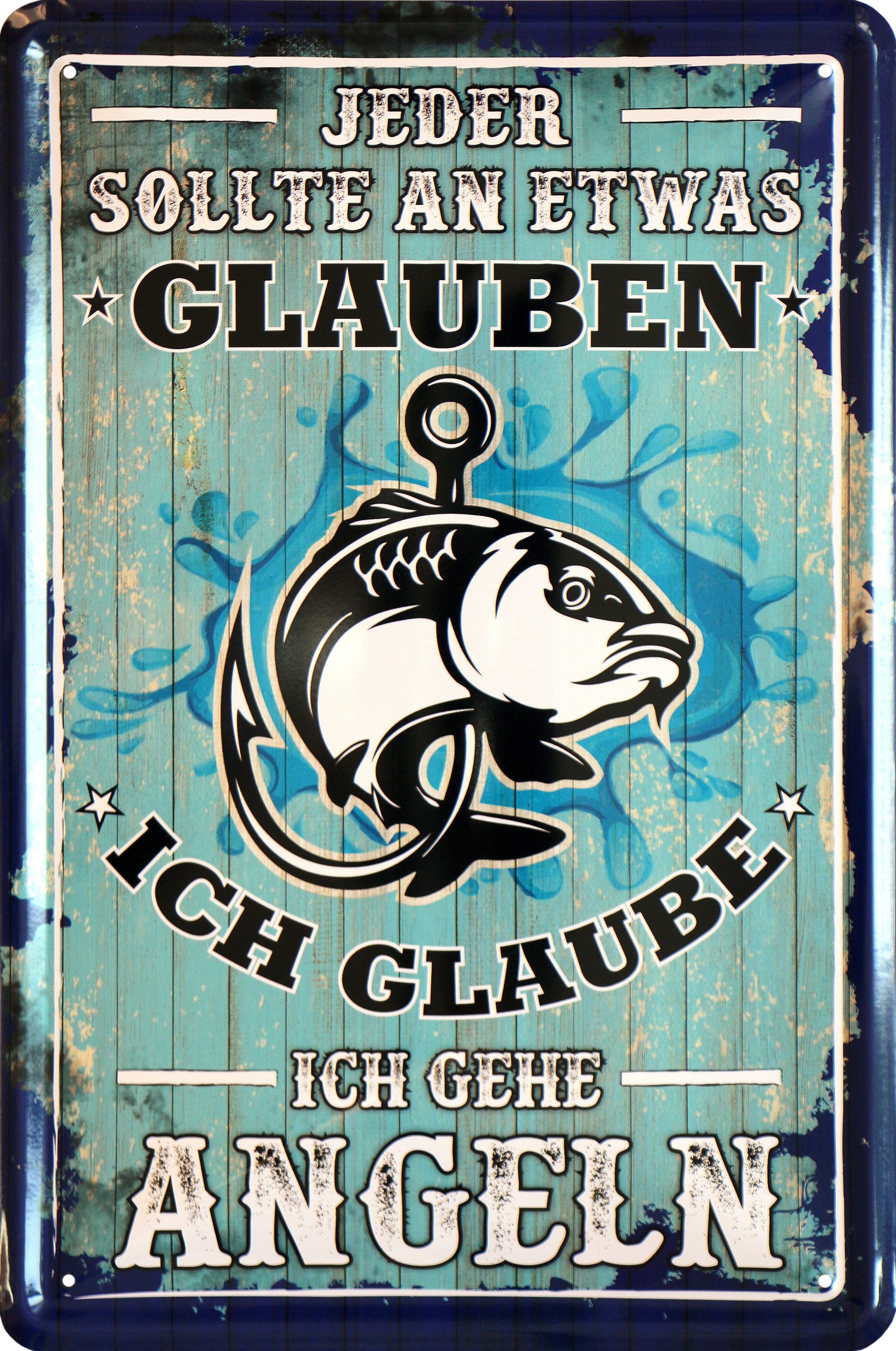 WOGEKA ART Metallbild Ich glaub, ich günstig online kaufen