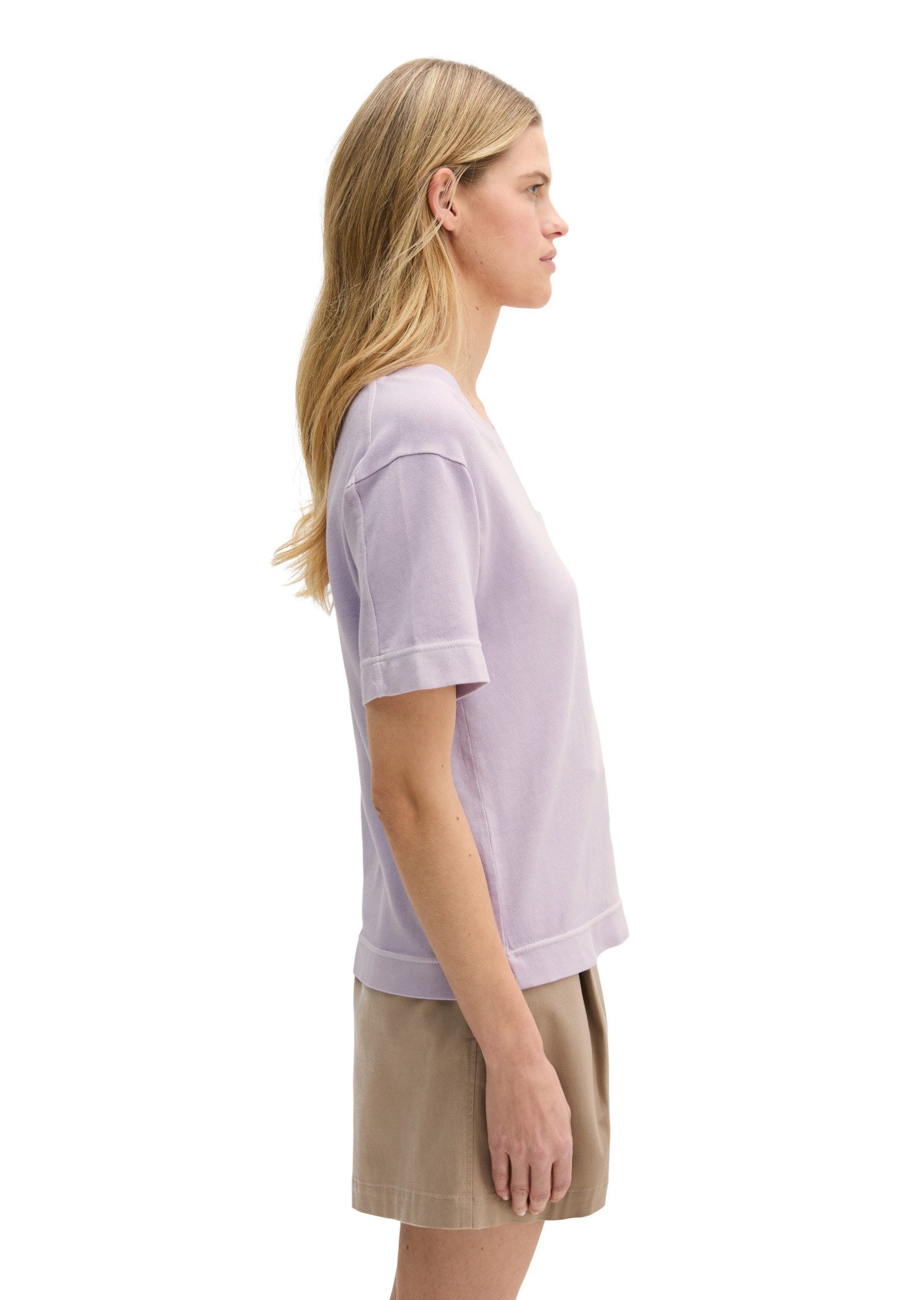 Marc O'Polo T-Shirt mit aufgesetzter Satin-Tasche günstig online kaufen