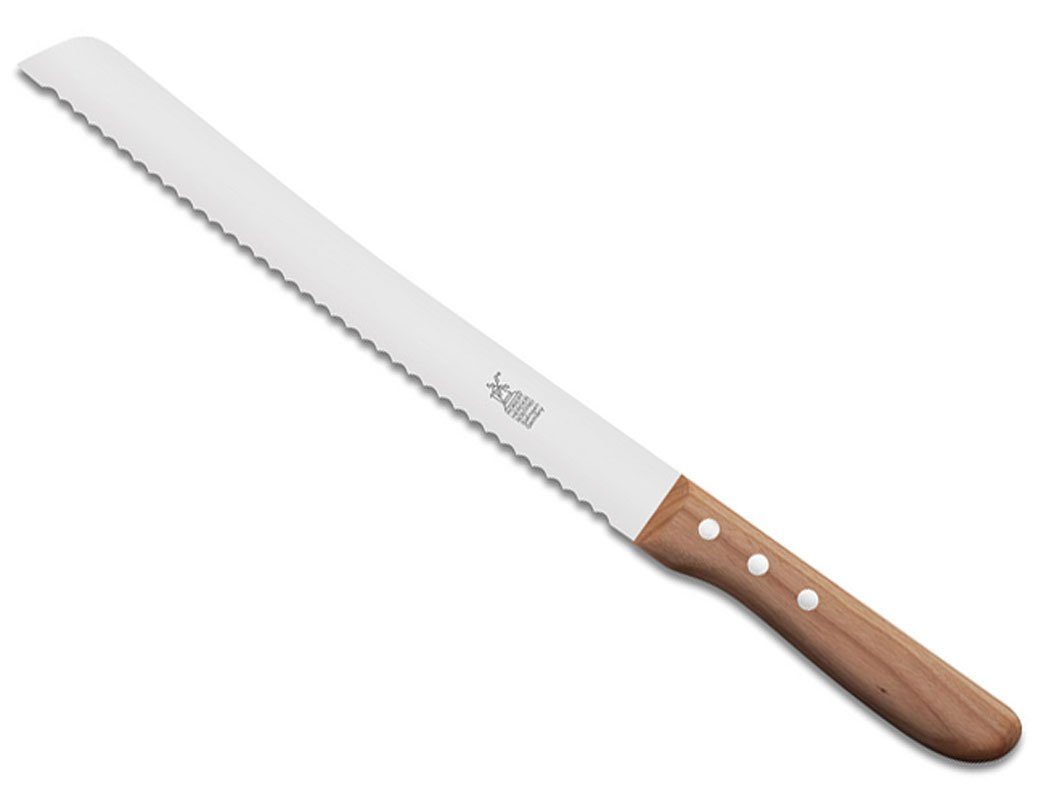 Windmühlenmesser Ножи для хлеба Brotsägemesser "Ellenlang", 26 cm Klinge, Kirschholz