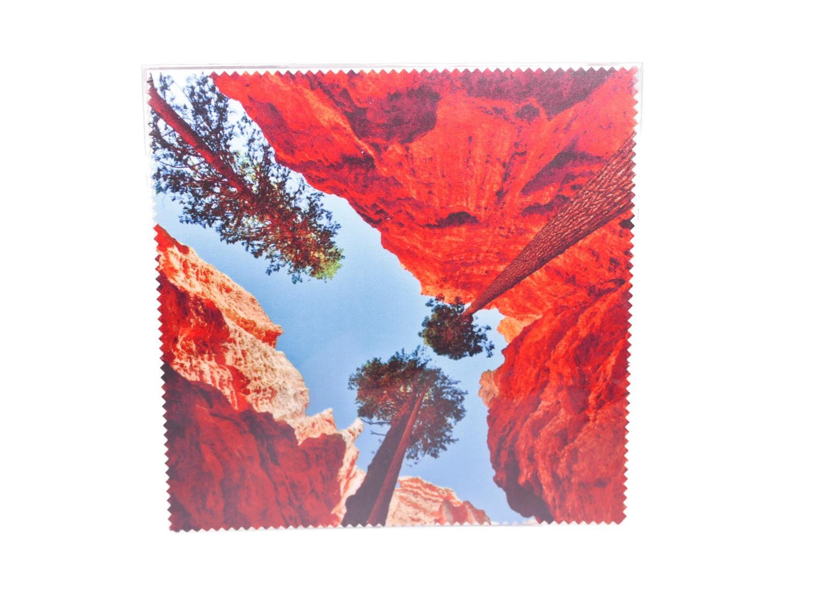Brillenetui Mikrofasertuch "Wüste 4" Größe 18,5*18,5 cm von La Kelnet