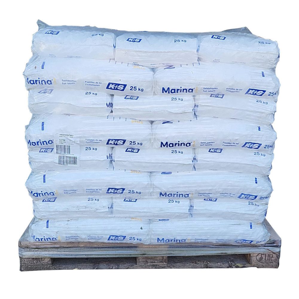 K+S Marina® Plus 40x25kg Salztabletten Regeneriersalz Wasserenthärter Regeneriersalz