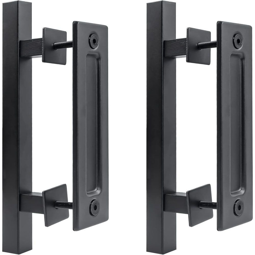 Türgriff 30CM Scheunentorgriff, Schiebetür zieht-Griff, Schwarz Türgriff