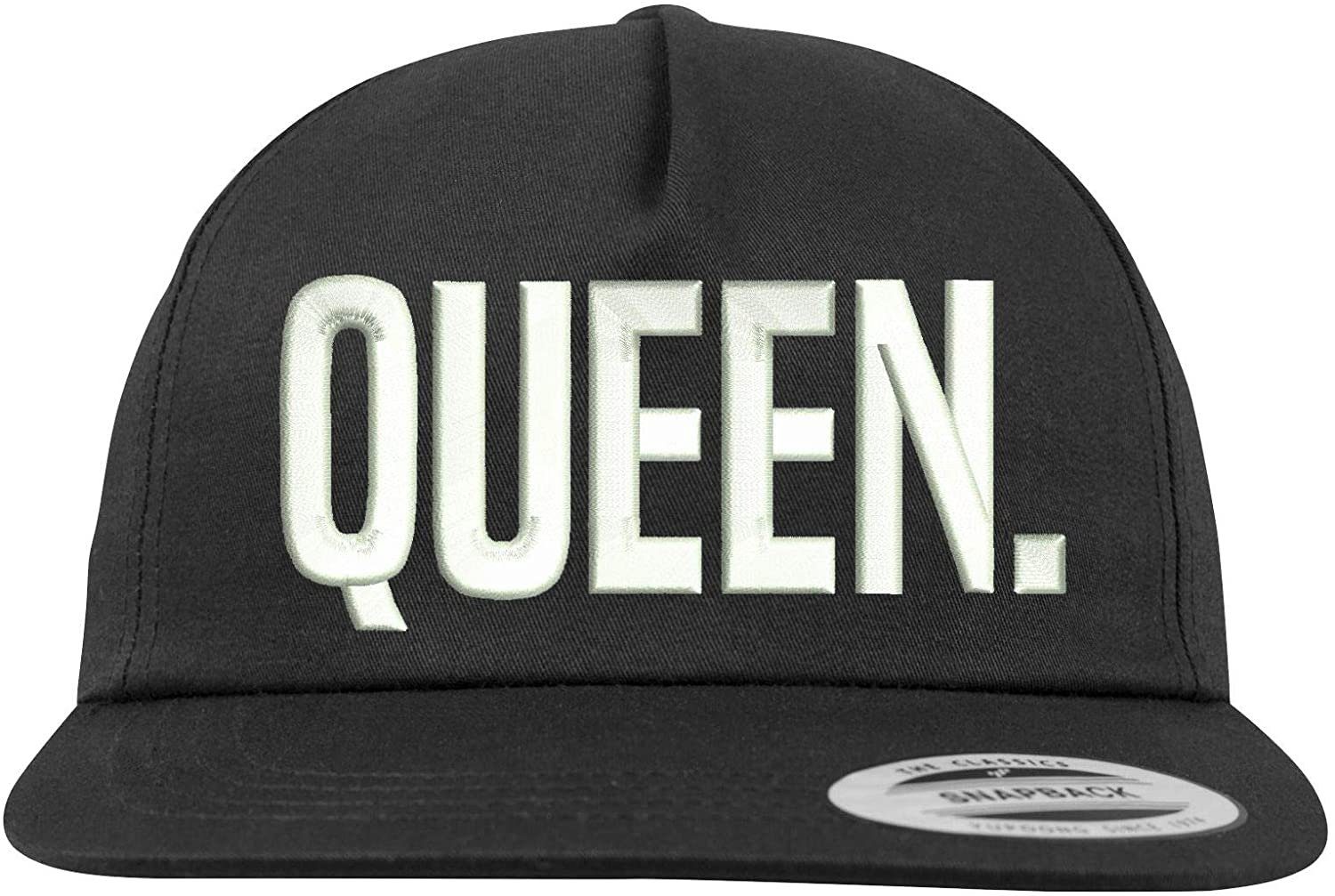 Couples Shop Baseball Cap King Queen Prince Princess Cap Kappe für Herren Damen & Kinder mit modischer 3D Stickerei und lustigem Spruch