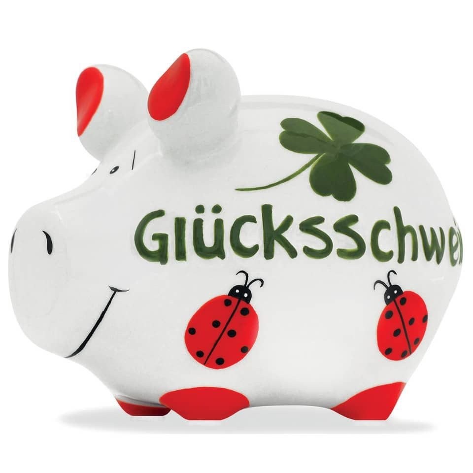 KCG Spardose KCG 100784 Spardose Schwein "Glücksschwein" - Keramik, klein