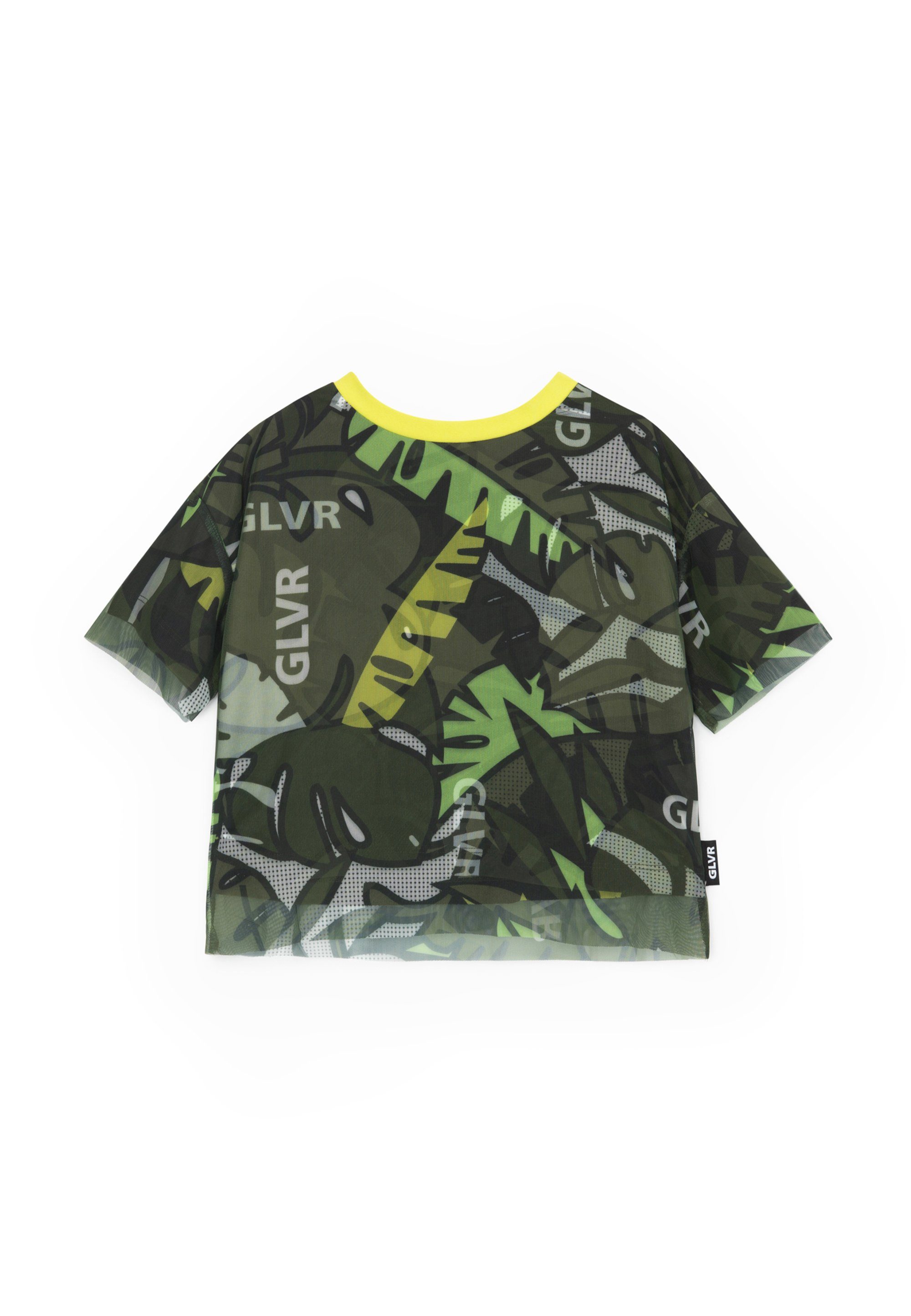 T-Shirt Gulliver Netzdekor stylischem mit
