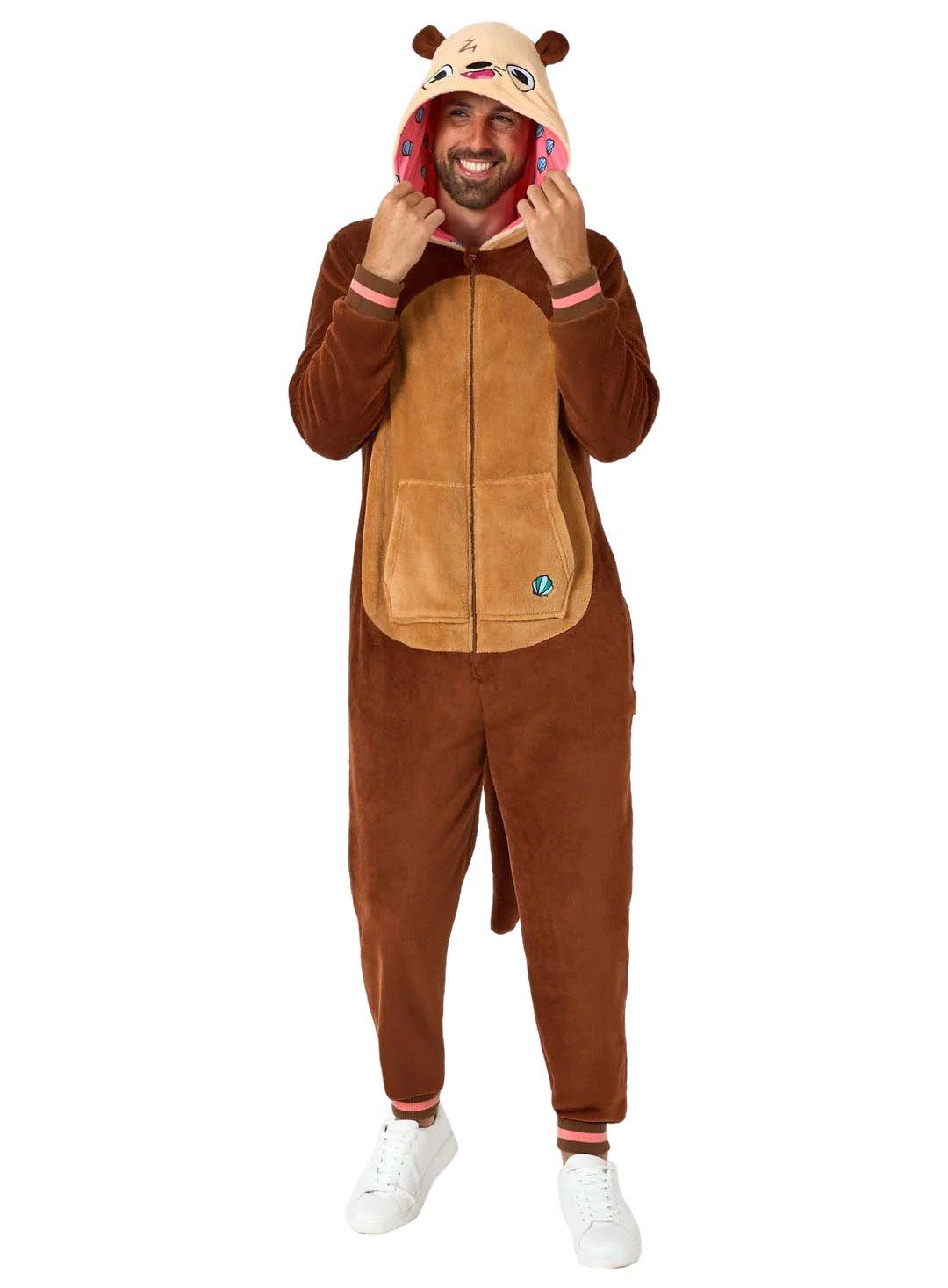 Opposuits Kostüm Otter Onesie, Der Overall beweist: jedes Tier eignet sich zum Kuscheln!