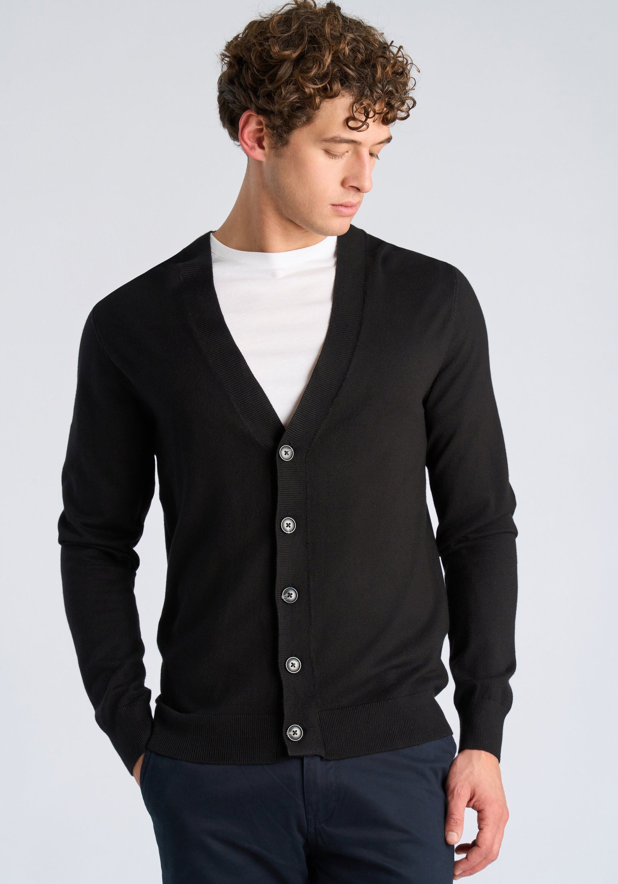 LINDBERGH Strickjacke Cardigan Relaxed Fit günstig online kaufen